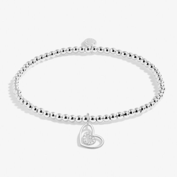 Joma Jewellery A Little 'Happy Birthday Auntie' Bracelet In Silver Plating